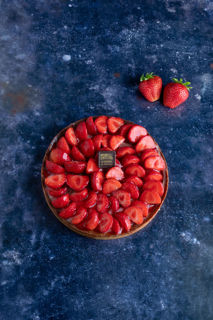 Afbeelding van Tarte aux fraises 6p.